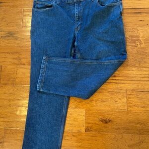 Duluth Trading Co Men's Straight Blue Jeans Trim Fit 44x30